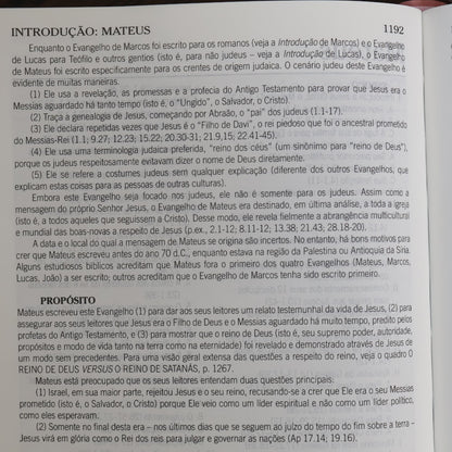 Bíblia de Estudo Pentecostal para Jovens | ARC | Letra Média | Luxo Rosa