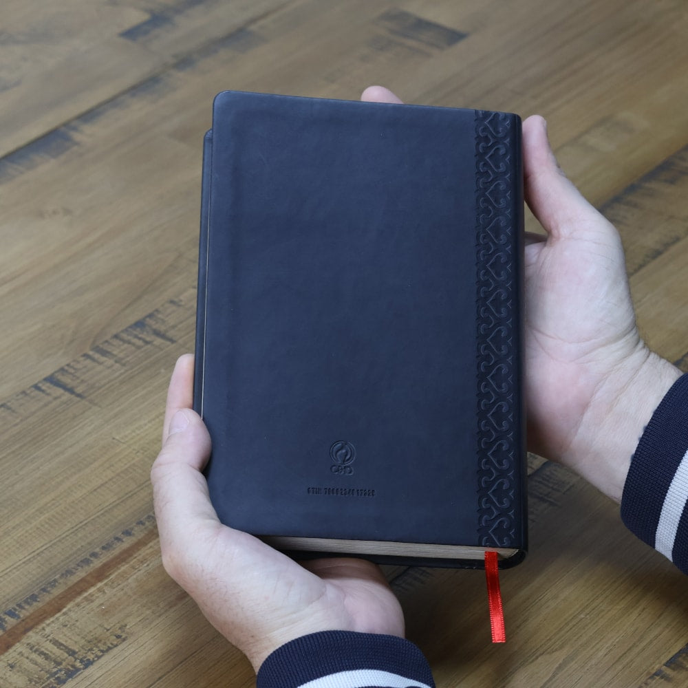 Bíblia de Estudo Explicada | ARC | Letra Média | Luxo Preta