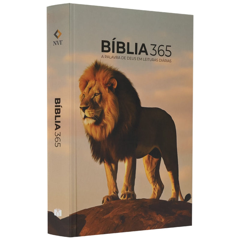 Bíblia 365 Leão | NVT | Letra Grande | Capa Dura