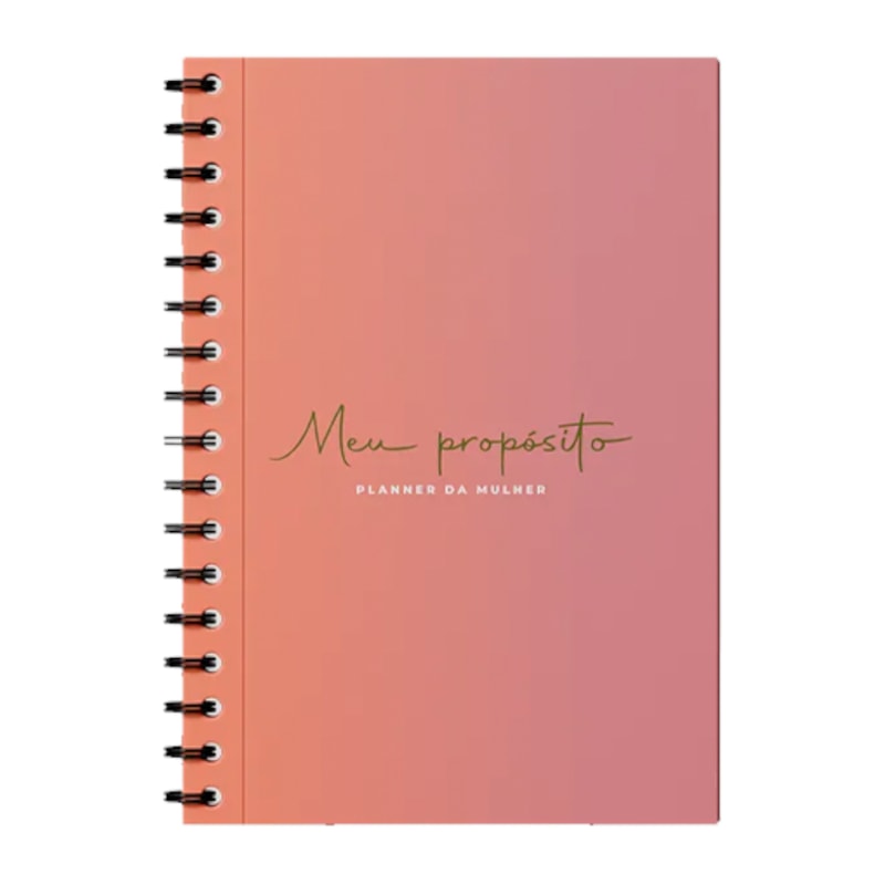 Planner da Mulher | Meu Propósito | Degrade