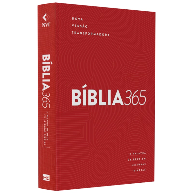 Bíblia 365 Standard Vermelha | NVT | Letra Grande | Capa Dura