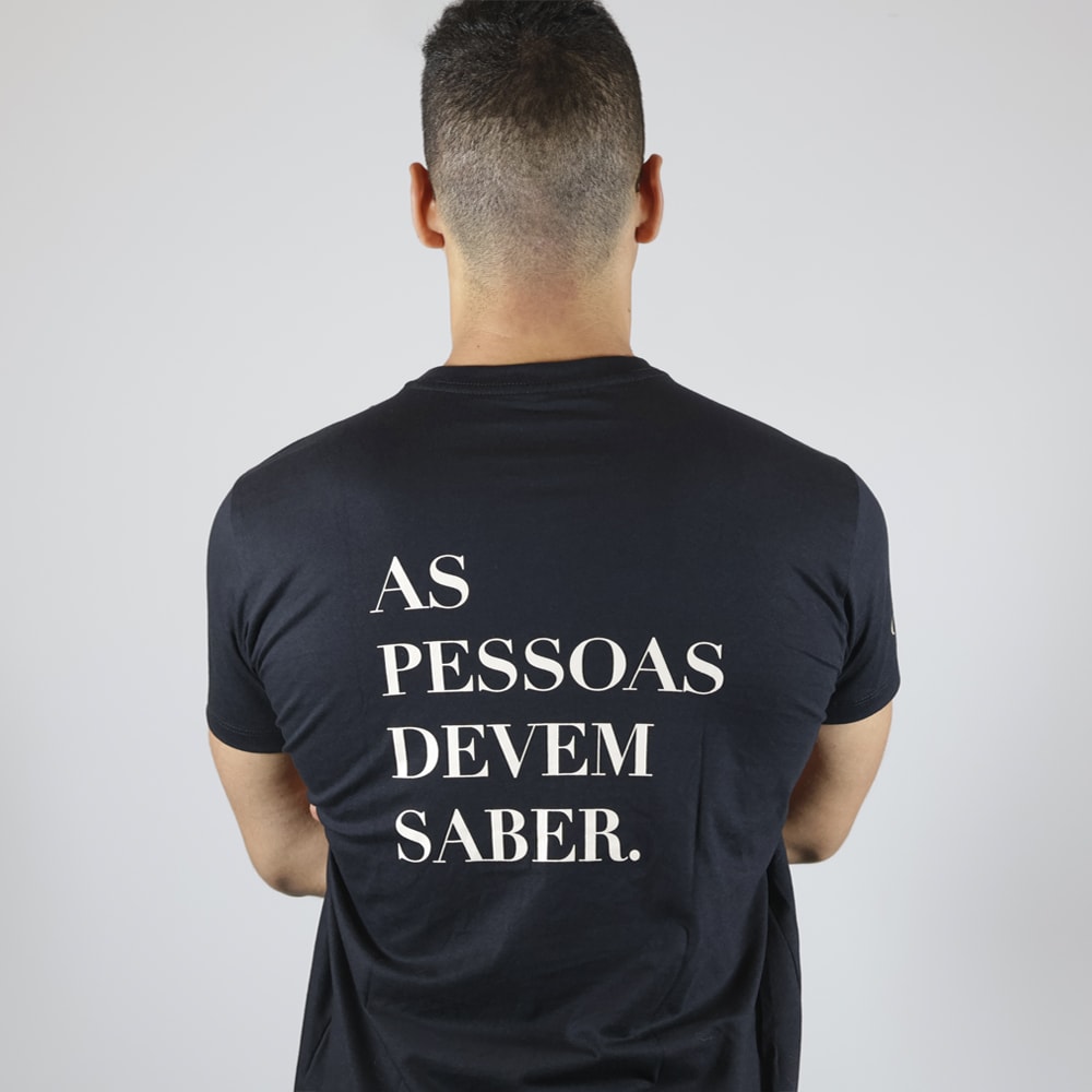 Camiseta As Pessoas Devem Saber | Preta | Unissex | The Chosen