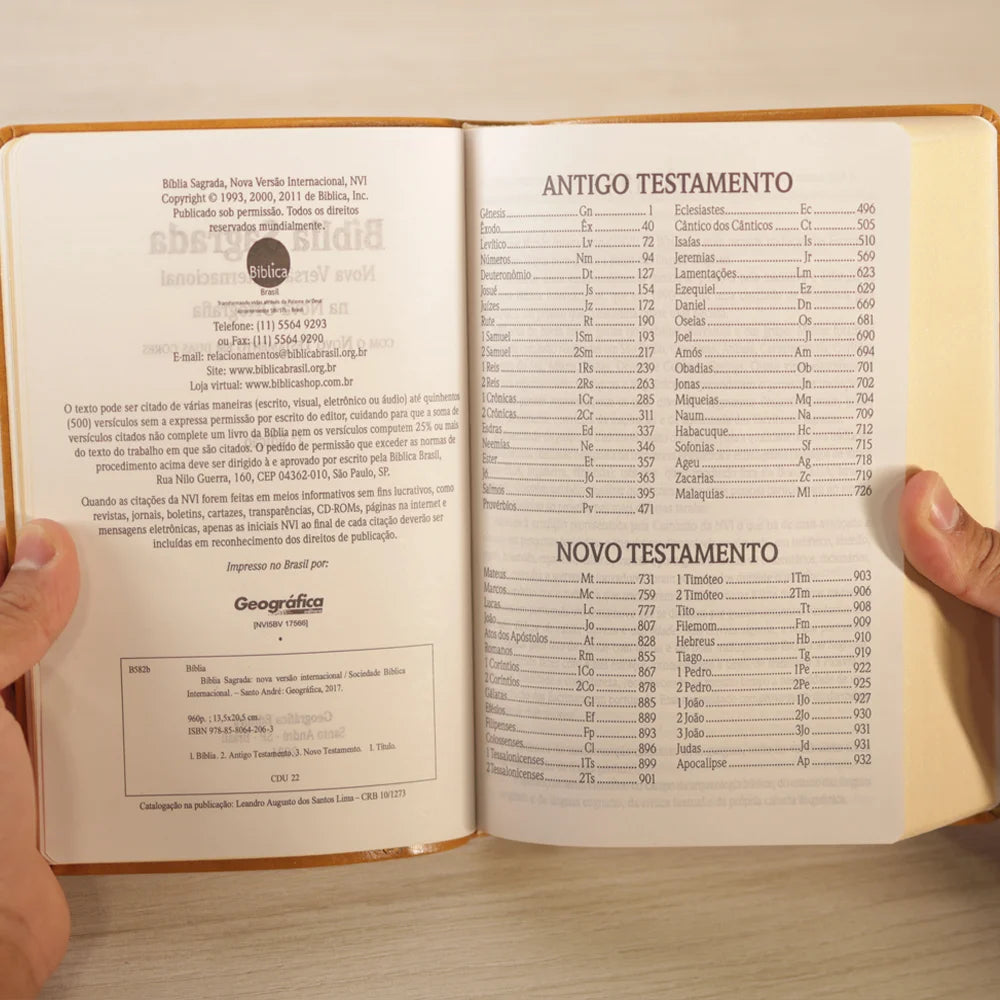Bíblia Sagrada | NVI | Letra Normal | Capa Luxo Mostarda