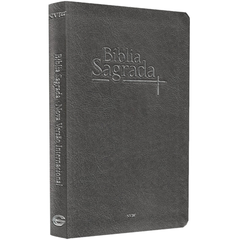 Bíblia Sagrada | NVI | Letra Normal | Capa Luxo Cinza