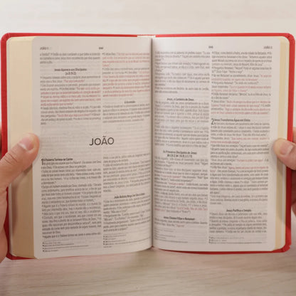 Bíblia Sagrada | NVI | Letra Normal | Capa Luxo Vermelha