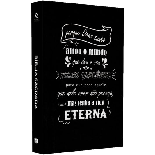 Bíblia Sagrada Deus Amou o Mundo | NAA | Letra Normal | Capa Dura