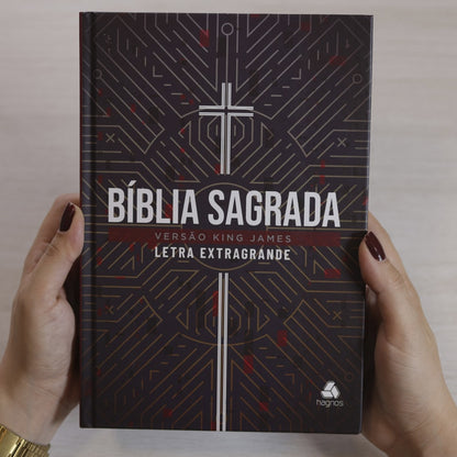 Bíblia Sagrada King James | Letra Extra Grande | Capa Dura Verdade
