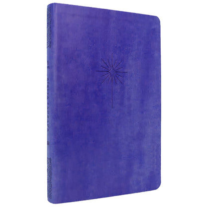 Bíblia Slim Filament | NVT | Letra Grande | Capa Couro Sintético Lilás