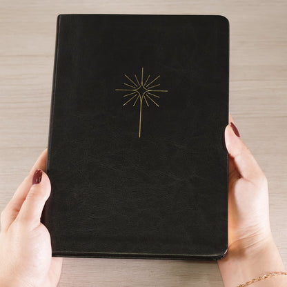 Bíblia Slim Filament | NVT | Letra Grande | Capa Couro Sintético Preto