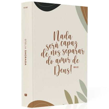 Bíblia Sagrada Nada Será Capaz | NVI | Letra Grande | Capa Dura