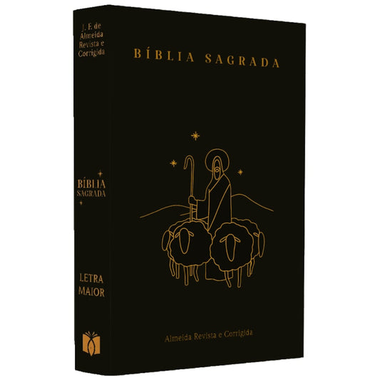 Bíblia Sagrada Bom Pastor | ARC | Letra Maior | Harpa e Corinhos | Capa Dura