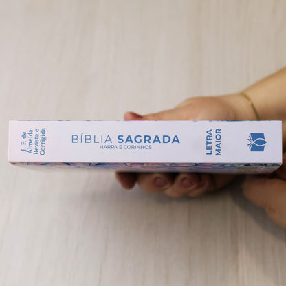 Bíblia Sagrada Mulher Que Teme | ARC | Letra Maior | Harpa e Corinhos | Capa Dura