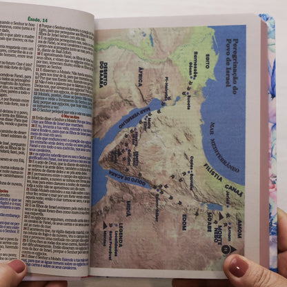 Bíblia Sagrada Mulher Que Teme | ARC | Letra Maior | Harpa e Corinhos | Capa Dura