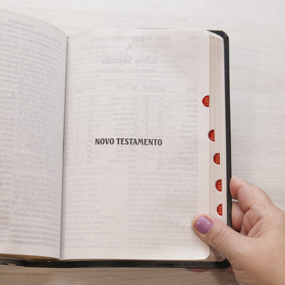 Bíblia Sagrada Letra Jumbo | NVI | Capa Arabesco Preta