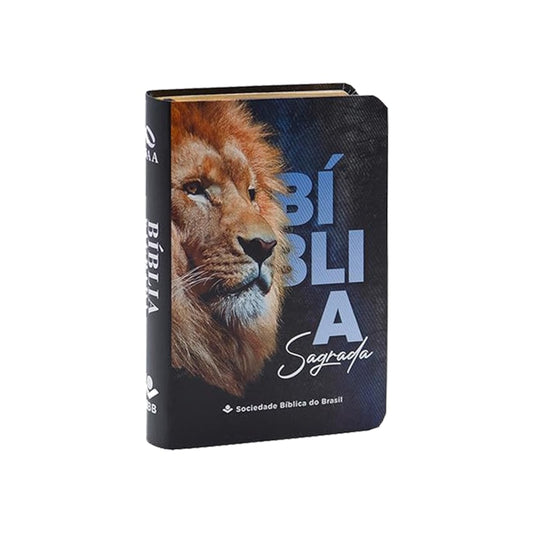Bíblia Sagrada | Edição de Bolso| NAA | Capa Semiflexível Leão