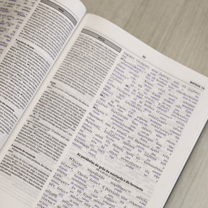 Bíblia Sagrada Interlinear Novo Testamento | Grego-Português