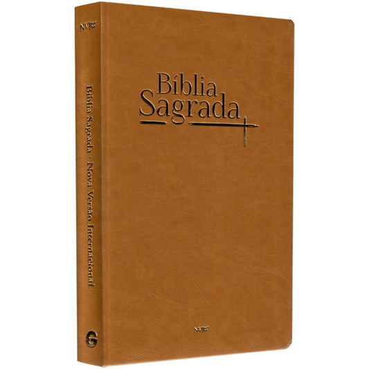 Bíblia Sagrada | NVI | Letra Normal | Capa Luxo Mostarda