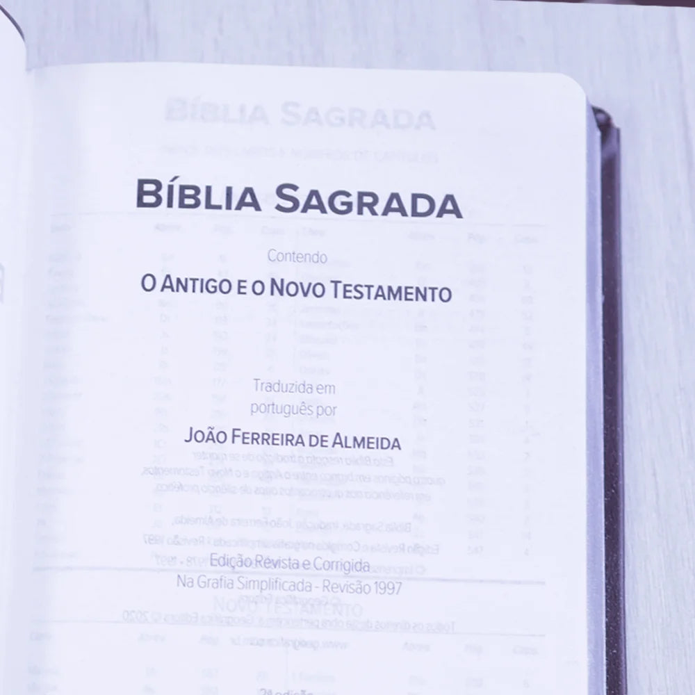 Bíblia Sagrada | ARC | Letra Normal | Capa Luxo Vinho Perolado