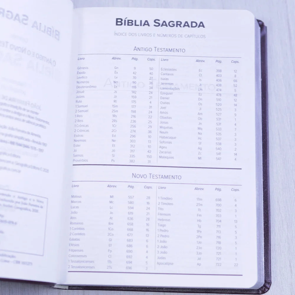 Bíblia Sagrada | ARC | Letra Normal | Capa Luxo Vinho Perolado