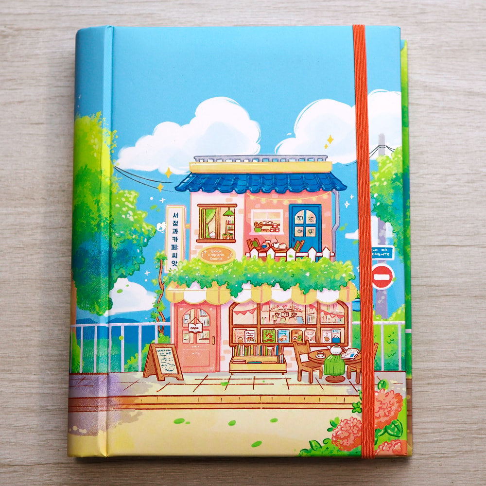 Meu Plano Perfeito Florescer | Capa Almofadada Espiral Oculto Dorama