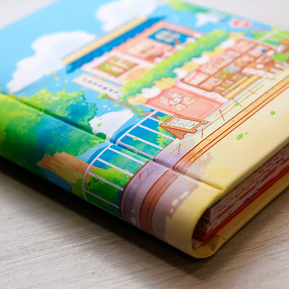 Meu Plano Perfeito Florescer | Capa Almofadada Espiral Oculto Dorama