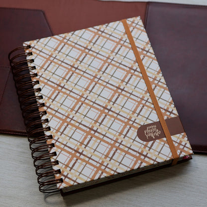 Meu Plano Perfeito | Capa Dura Couro Soft Xadrez