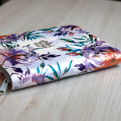 Meu Plano Perfeito | Capa Couro-Soft Aquarela Com Zíper