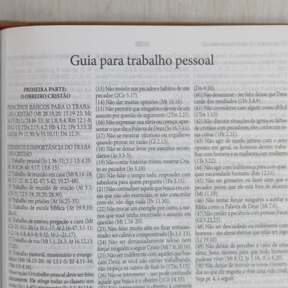 Bíblia de Estudo Dake | Letra Grande | Capa Luxo Caramelo