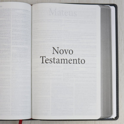 Bíblia de Estudo Dake | Letra Grande | Capa Luxo Preta