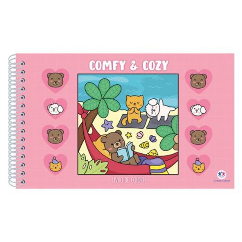 Comfy & Cozy | Livro de Colorir | Pink
