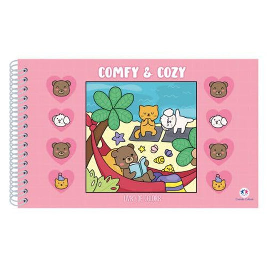 Comfy & Cozy | Livro de Colorir | Pink
