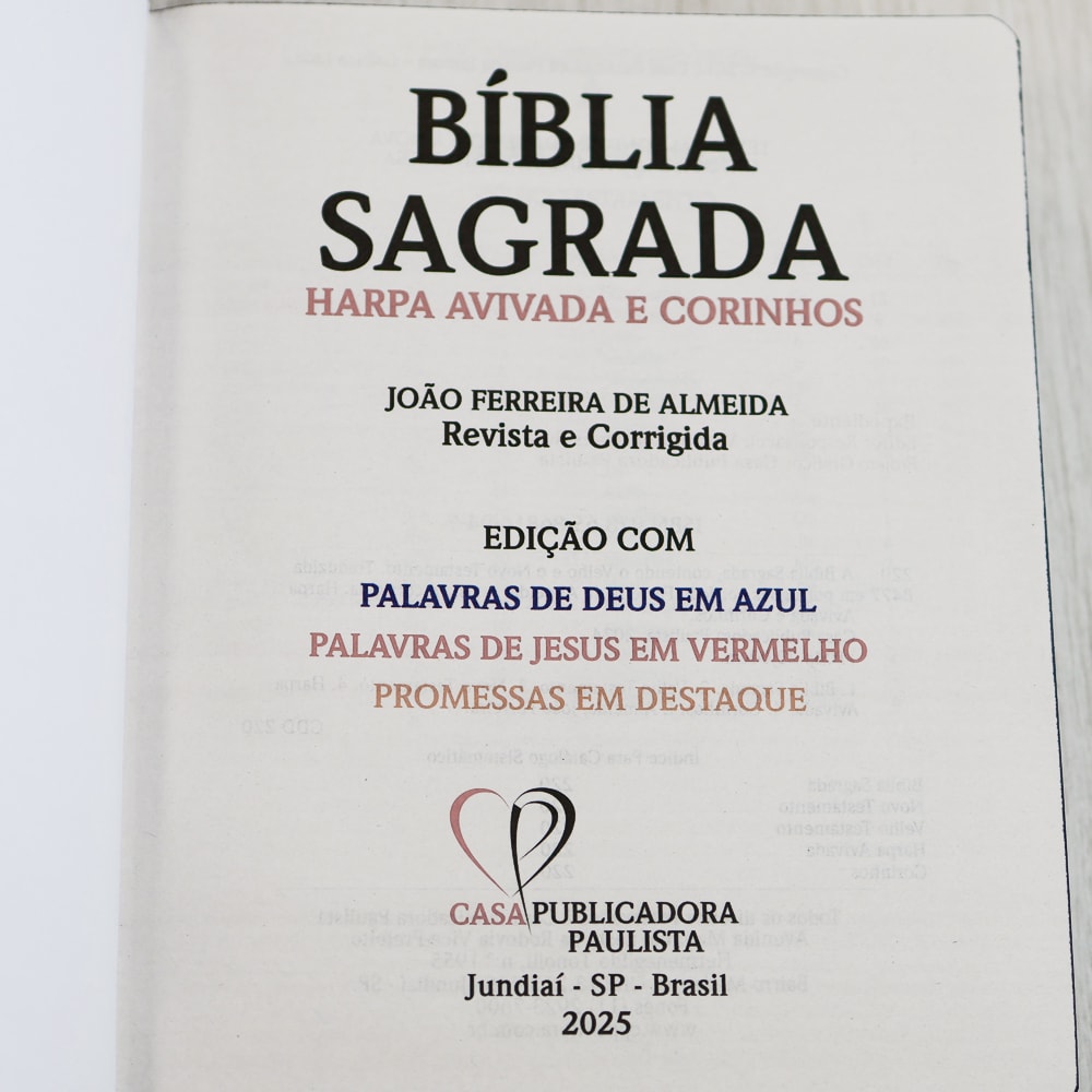 Bíblia Sagrada | ARC | Harpa Avivada e Corinhos | Jumbo | Capa Dura Preta
