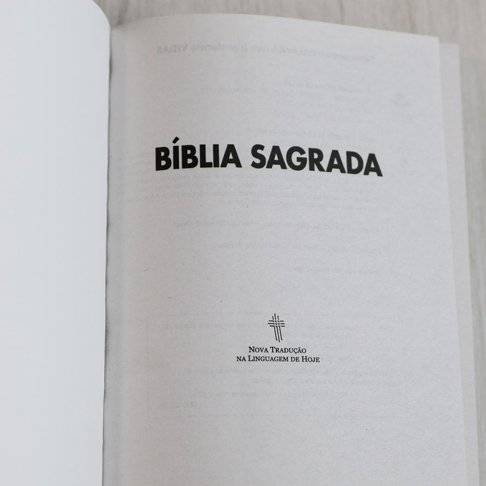 Bíblia Sagrada | NTLH | Todas as Coisas | Brochura