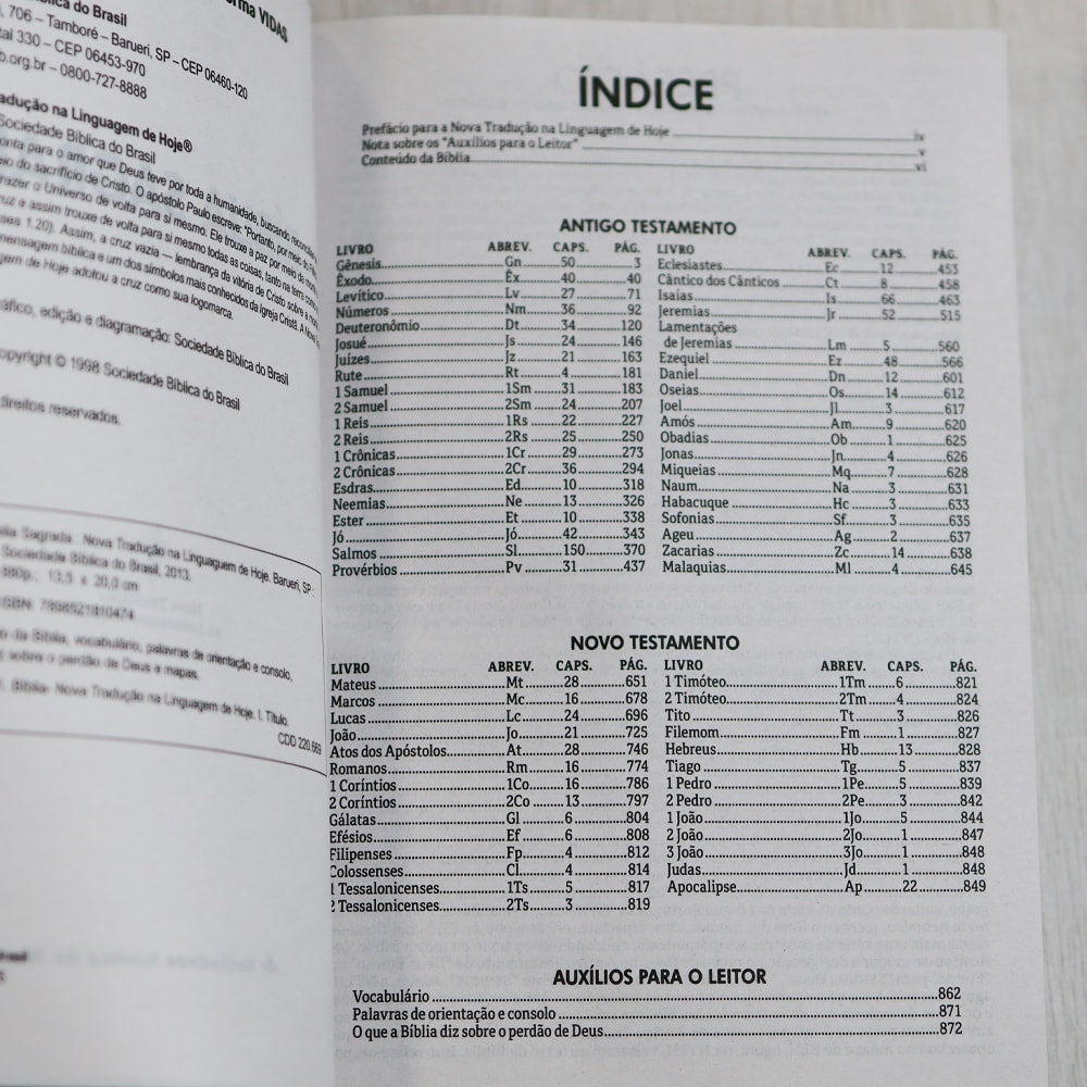 Bíblia Sagrada | NTLH | Vão Pelo Mundo | Brochura