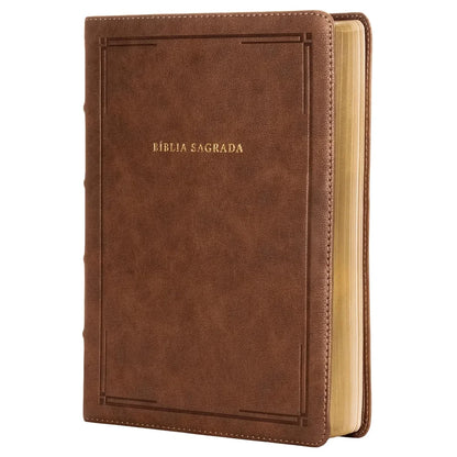 Bíblia Sagrada | NVI | Referência | Marrom Barroca