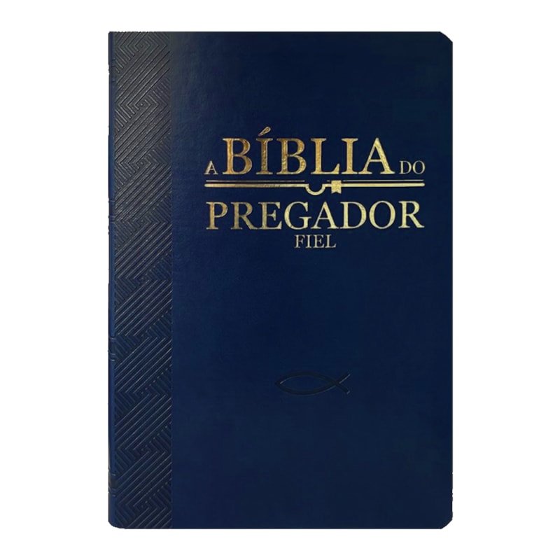 Bíblia do Pregador Fiel | Full Color | ARC | Capa Luxo Azul