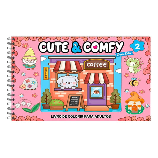 Cute & Comfy | Super Extra |  Edicao 02 | Livro de Colorir Para Adultos