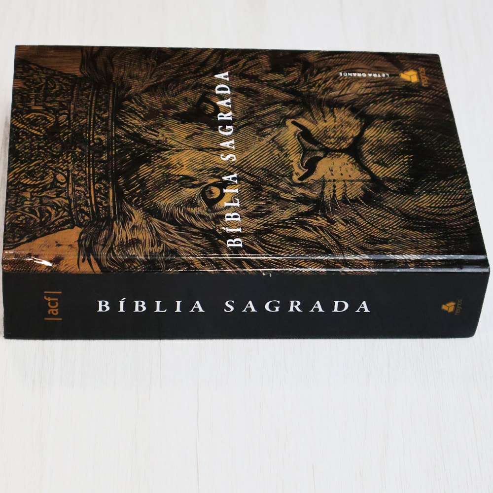 Bíblia Sagrada | ACF | Letra Grande | Capa Dura Leão Amado Rei