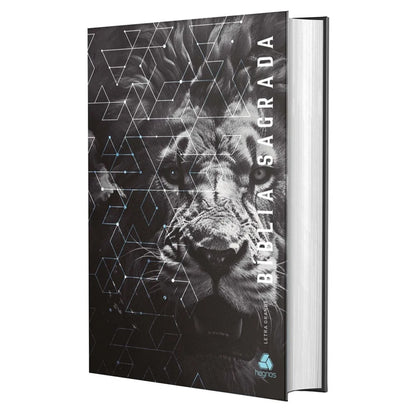 Bíblia Sagrada | NVI | Letra Grande | Capa Dura Leão Grafite