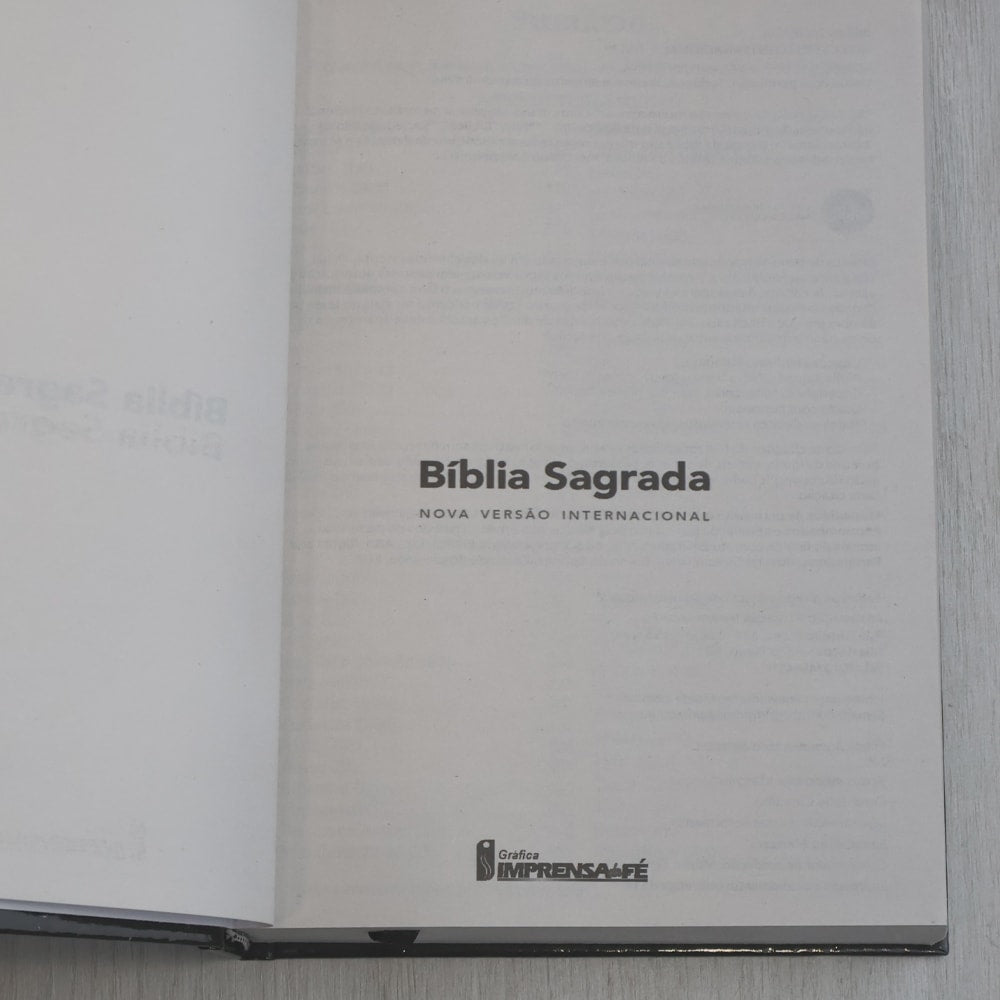 Bíblia Sagrada | NVI | Letra Grande | Capa Dura Leão Grafite