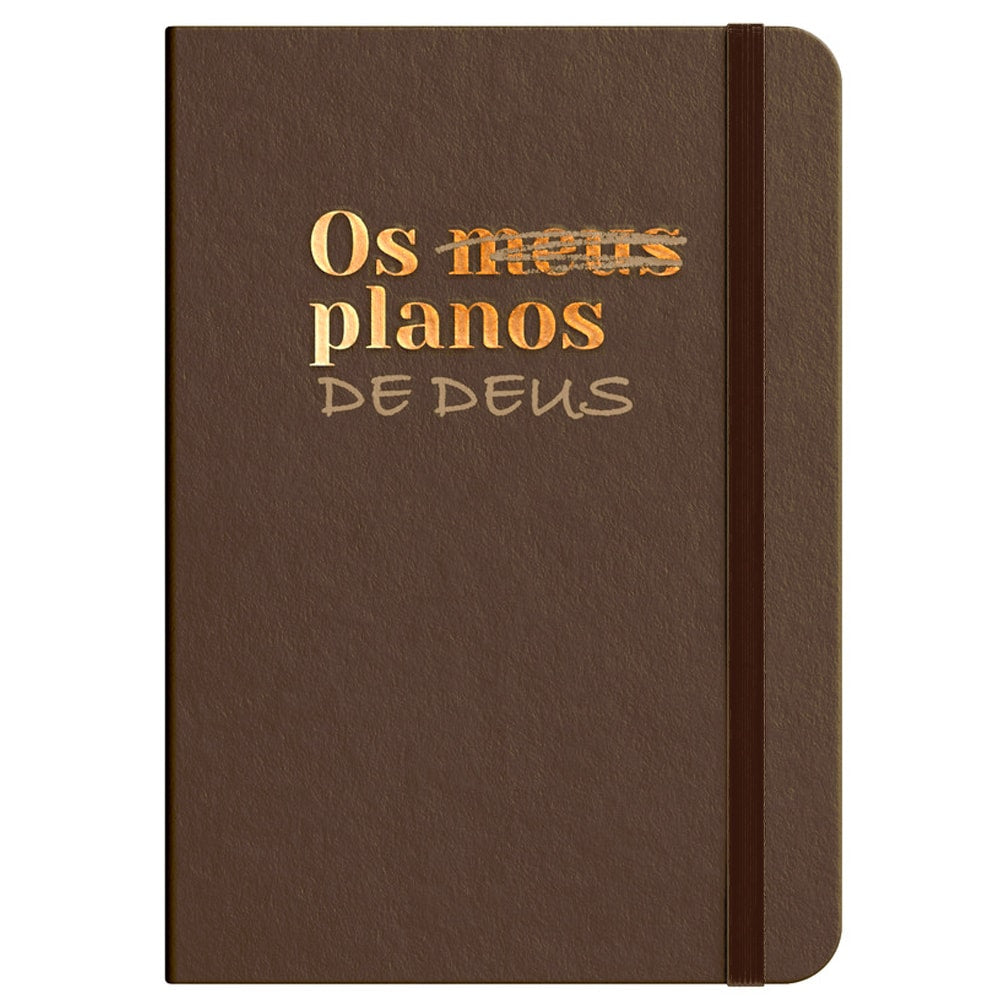 Moleskine | Os Planos de Deus | Bronze | Viviane Martinello
