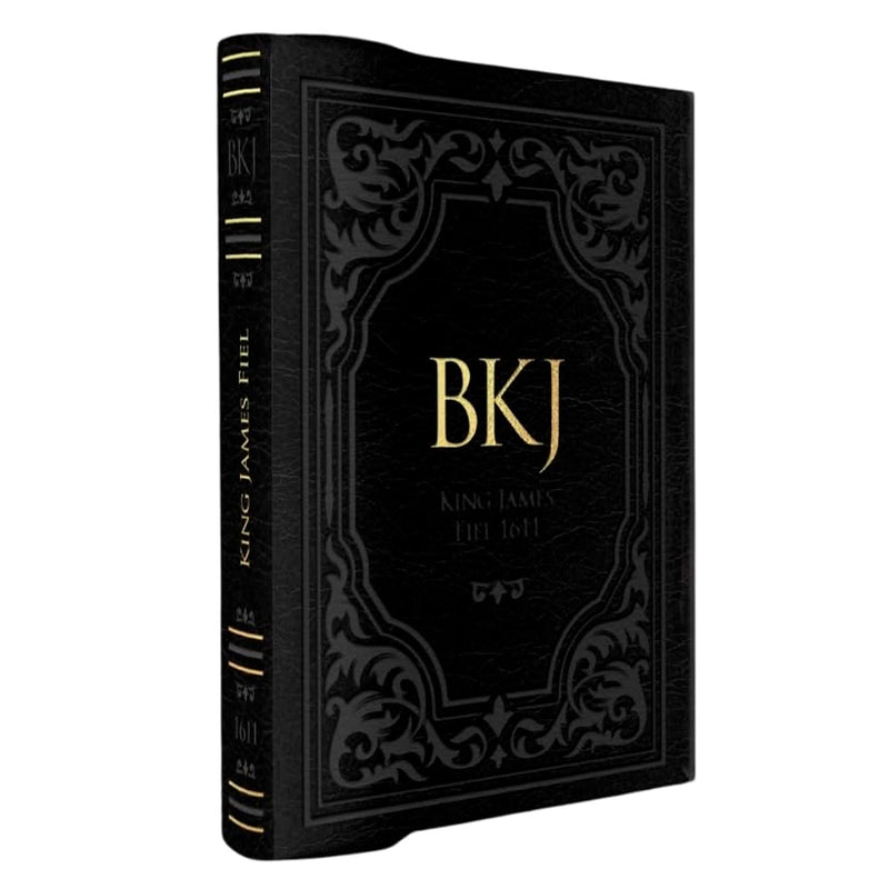 Bíblia King James Fiel 1611 | Extra Gigante | Capa Luxo Preta