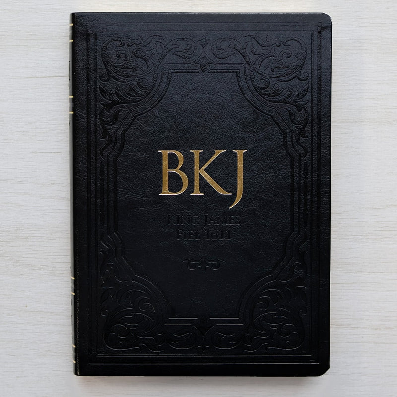 Bíblia King James Fiel 1611 | Extra Gigante | Capa Luxo Preta