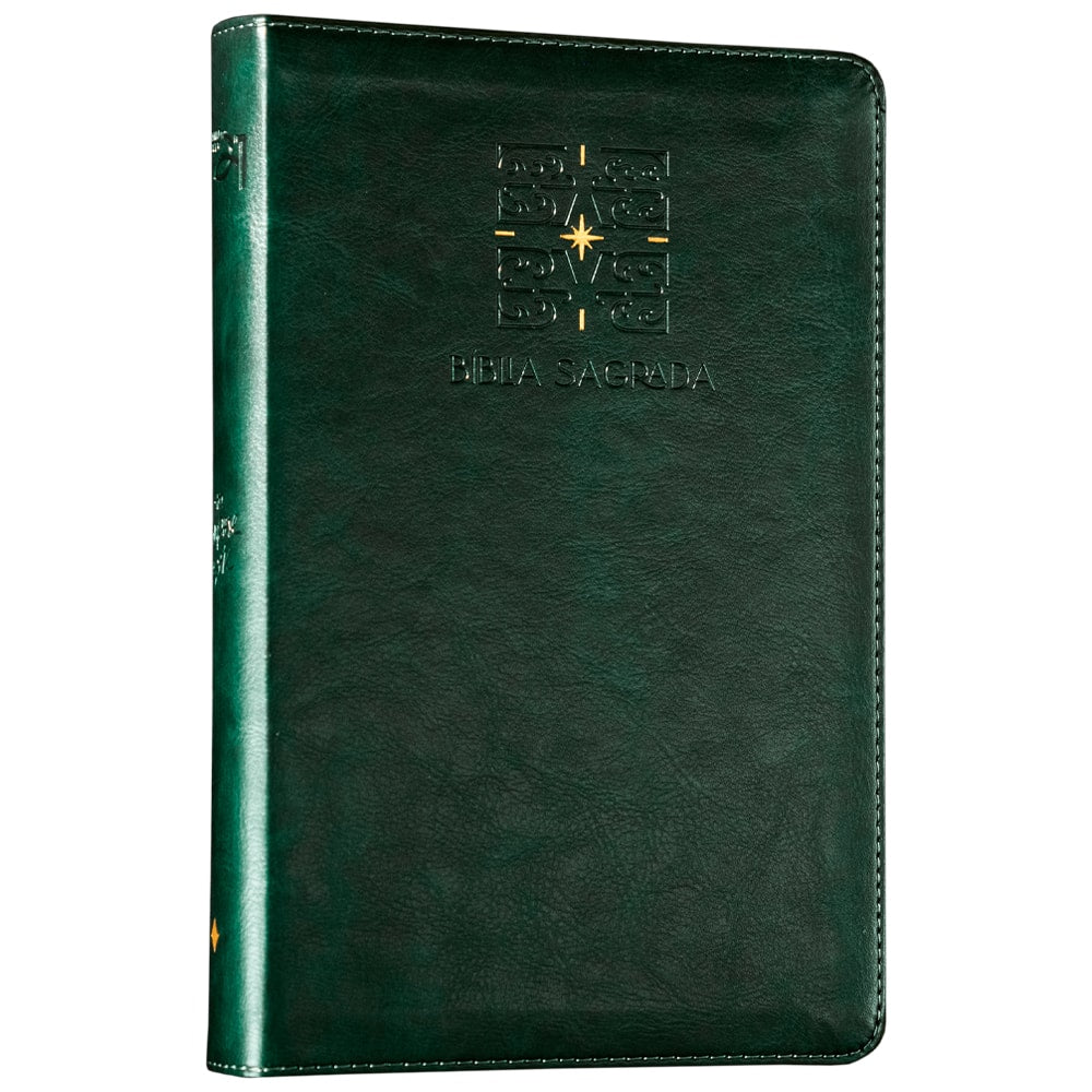 Bíblia The Purpose Book | A21 | Capa Couro Soft Verde Luz