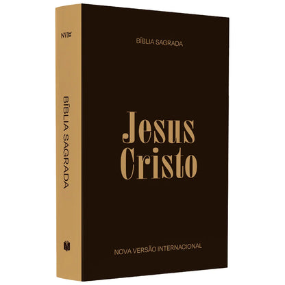 Bíblia Sagrada Jesus Cristo | NVI | Capa Brochura Marrom