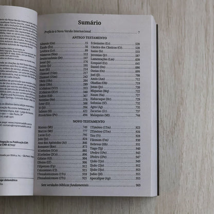 Bíblia Sagrada Jesus Cristo | NVI | Capa Brochura Marrom