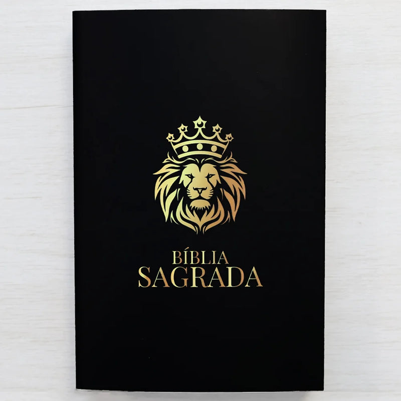 Bíblia Sagrada Leão Coroado | NVI | Capa Brochura