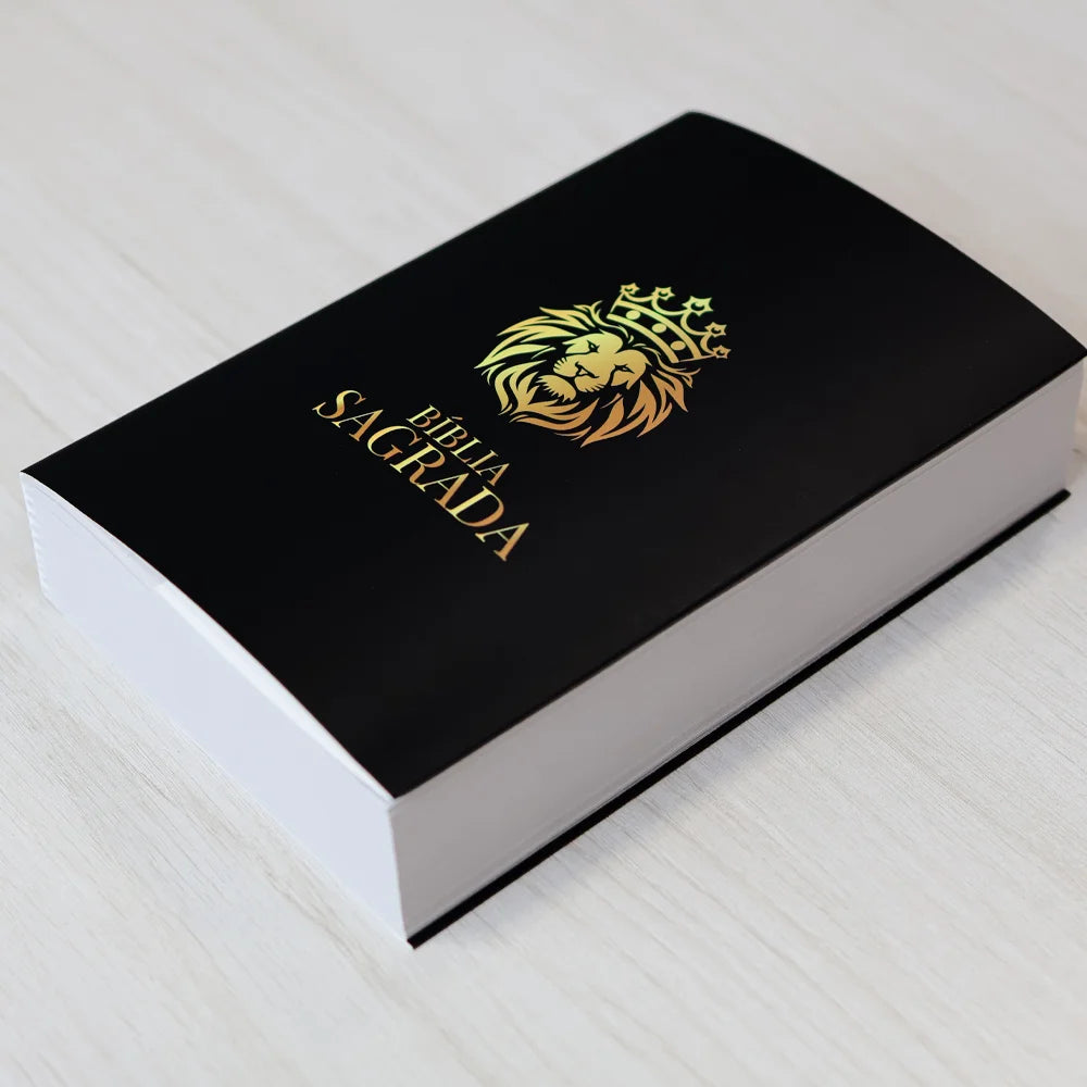 Bíblia Sagrada Leão Coroado | NVI | Capa Brochura