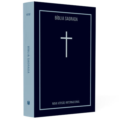 Bíblia Sagrada Cruz Azul | NVI | Capa Brochura