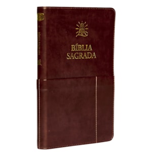 Biblia Sagrada Slim | ACF | Luxo Marrom | Com Bolso